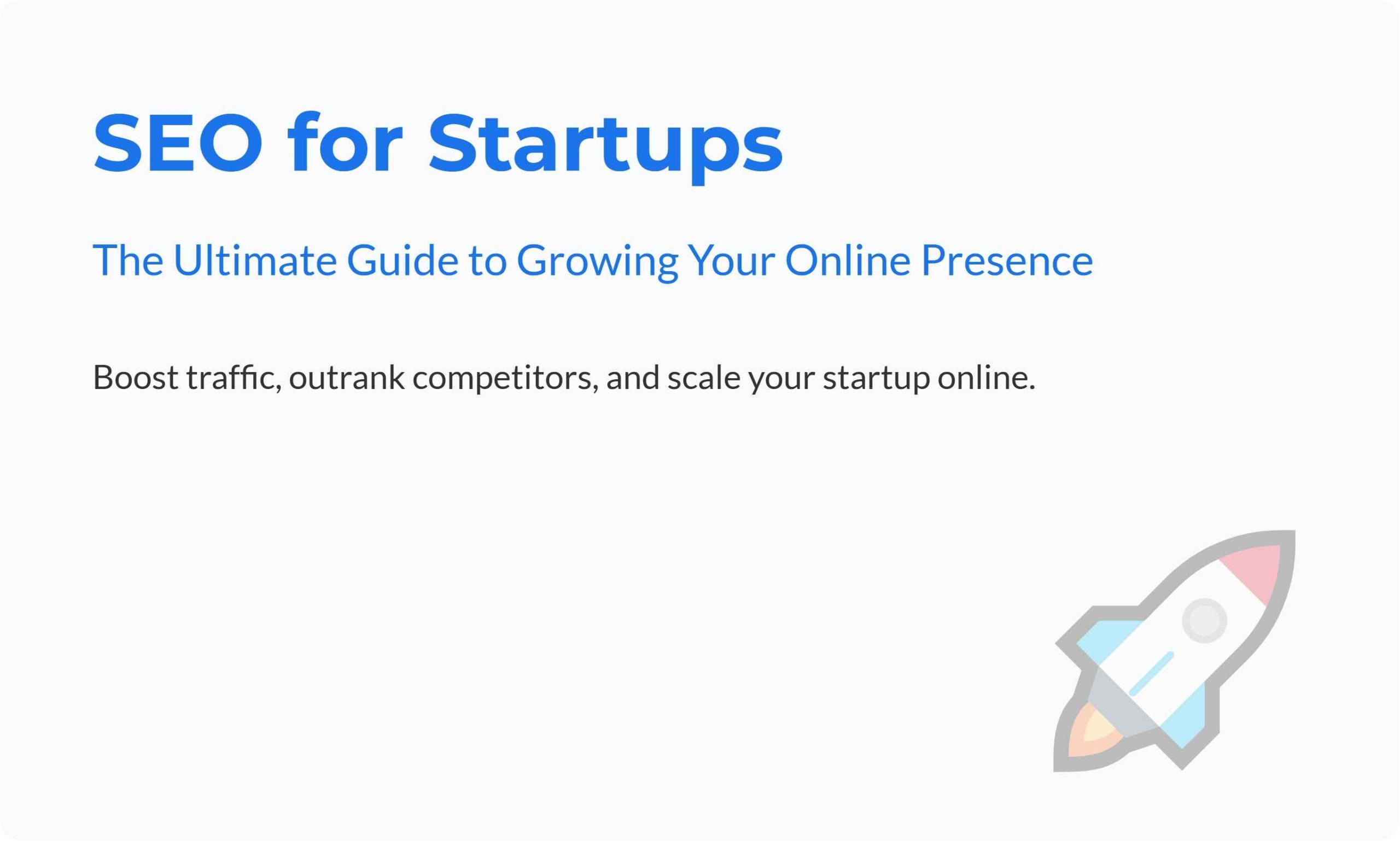 SEO for Startups