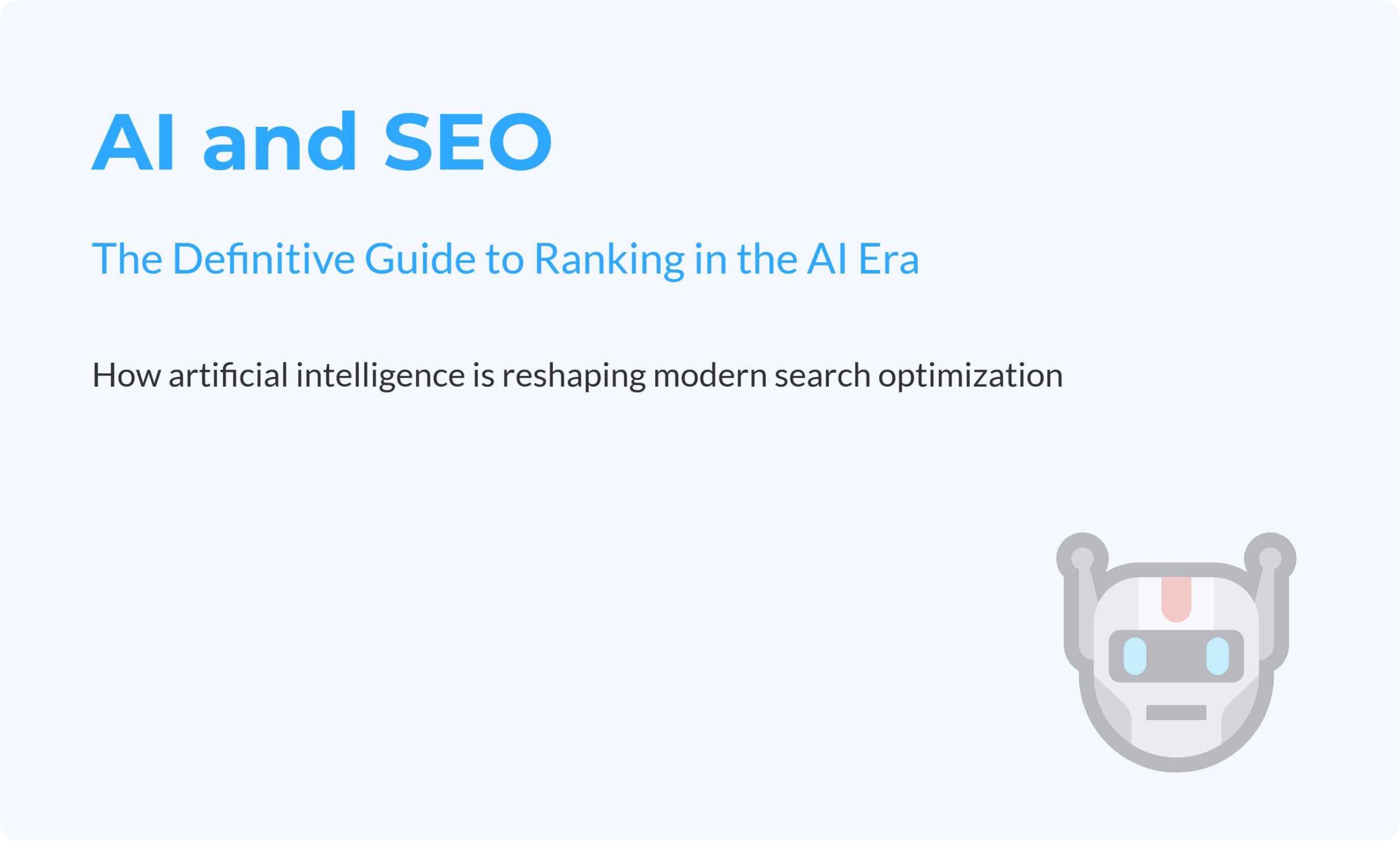 AI and SEO guide illustrate